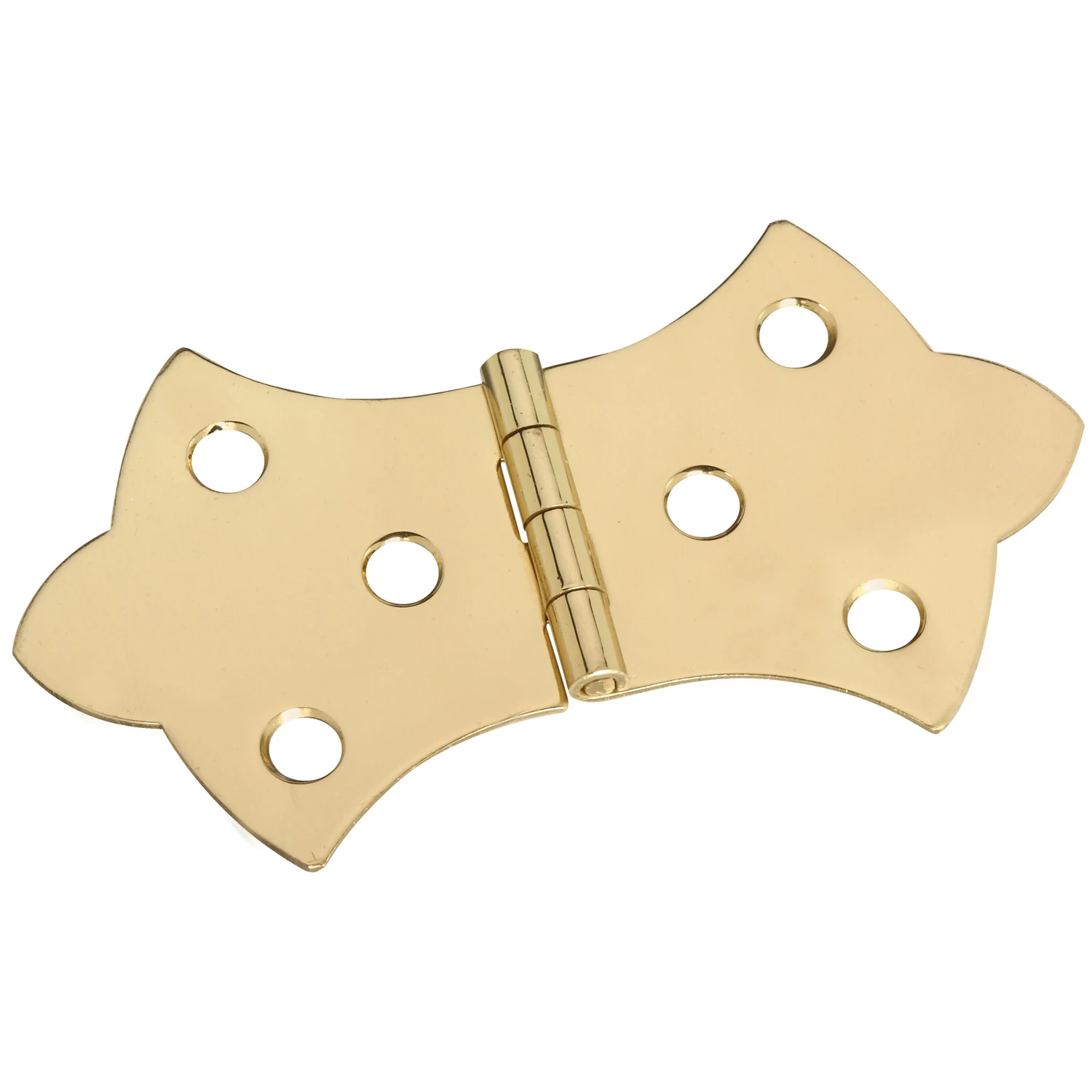 2-Pk., 1-11/16 x 3-1/16 In. Brass Decorative Hinges