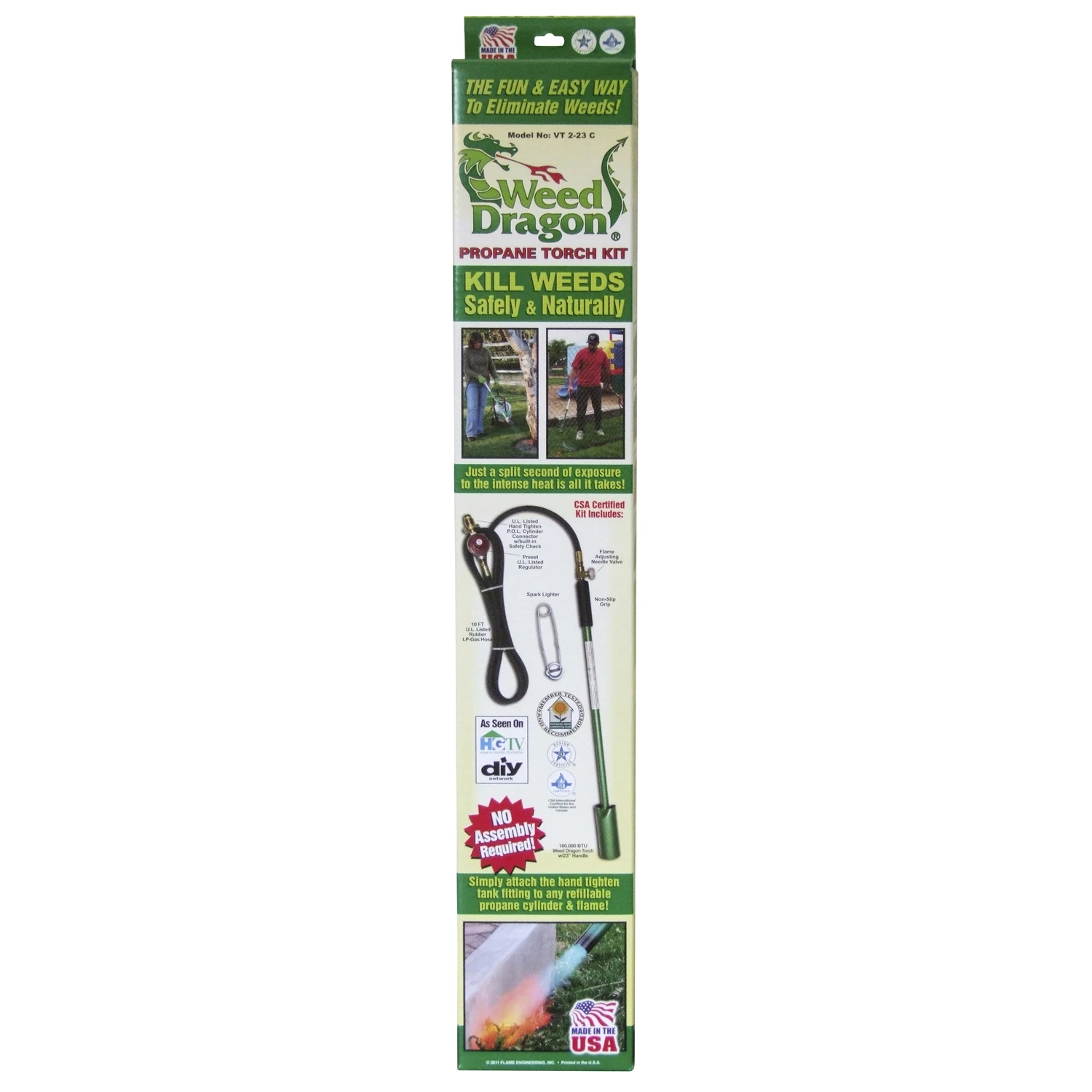 Weed Dragon Weed Burner Torch Kit, 100,000 BTU
