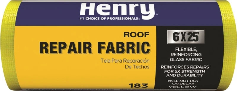 6-Inch x 25-Foot Yellow Resin-Coated Glass Fabric