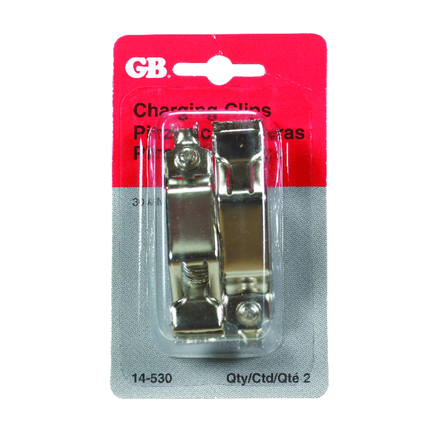 Gardner Bender 14-530 Charger Clip, 30 A, Steel Contact, Silver Insulation