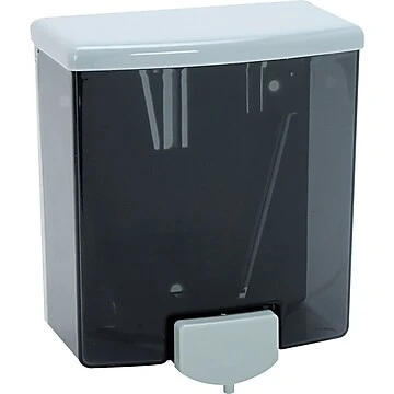 266702 40 Oz Soap Dispenser, Black/gray, Vandal-resistant