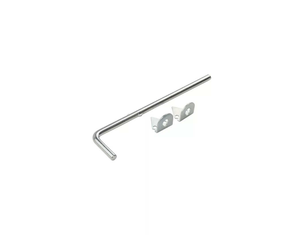Zinc Cane Gate Bolt, 1/2 x 12 In.