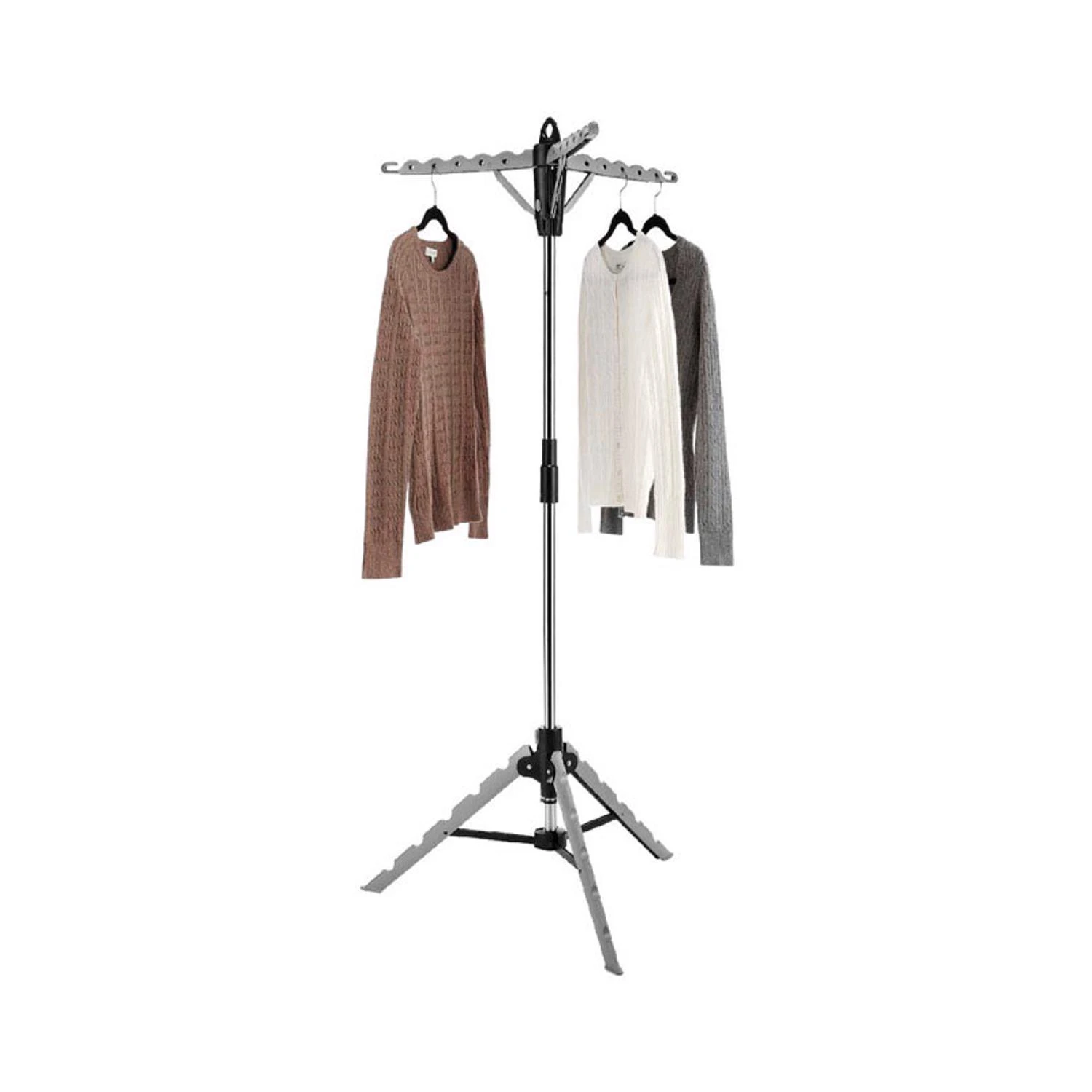 64.5 In. H X 28 In. W X 28 In. D Stainless Steel Tripod Garment Drying Rack, Model 6036-3870