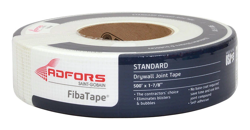 FibaTape Drywall Joint Tape, Fiberglass, White, 1-7/8-In. x 500-Ft.
