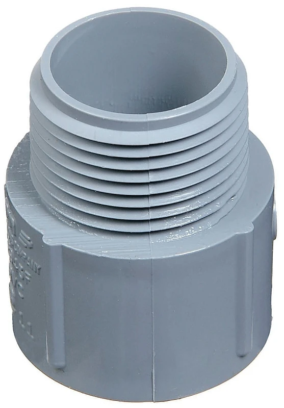 PVC Terminal Adapter, 1-1/4-In.