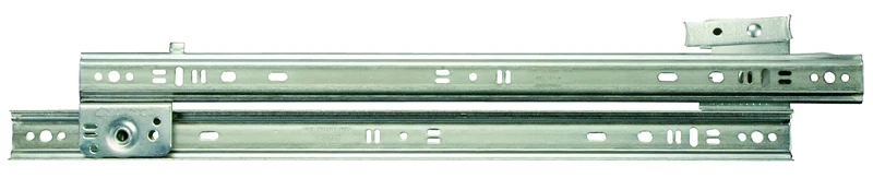 Knape & Vogt 1300P ZC 18 Drawer Slide, 75 lb, 18 in L Rail, 1/2 in W Rail, Steel, Zinc