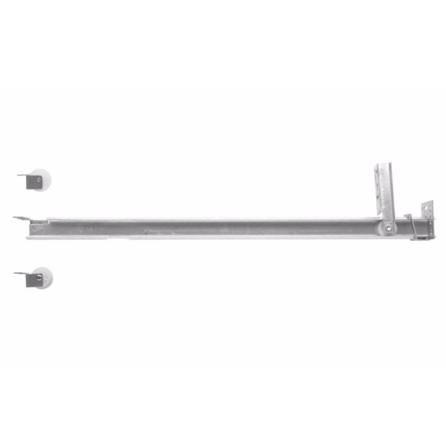 Knape & Vogt 1175P ZC 22-5/8 Drawer Slide, 50 lb, Center Undermount Mounting, 22-5/8 in L Rail, 1/2 in W Rail, Steel