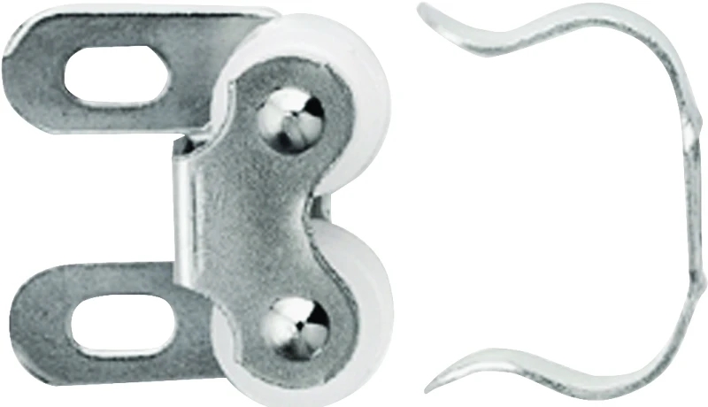 Roller Cabinet Catch, Nickel