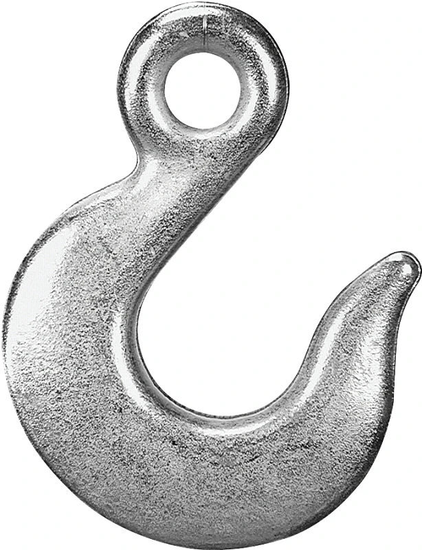 Eye Slip Hook, Zinc Plated, 3/8 In.