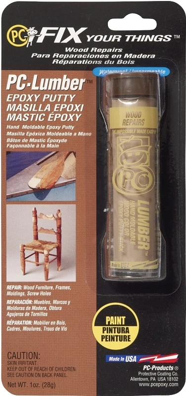 Epoxy Wood Repair Putty, 1-oz.