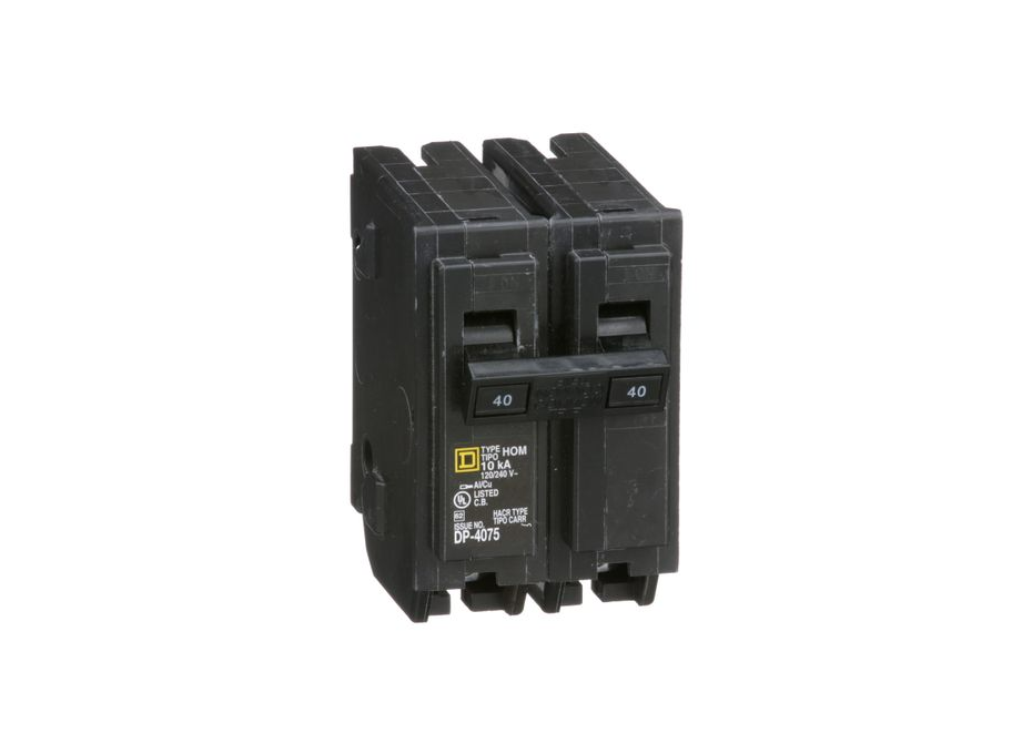 Homeline 40-Amp Double-Pole Circuit Breaker