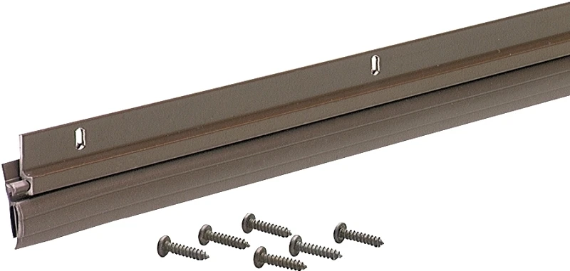 1-1/4 In. X 36 In. Bronze Aluminum & Vinyl Door Sweep