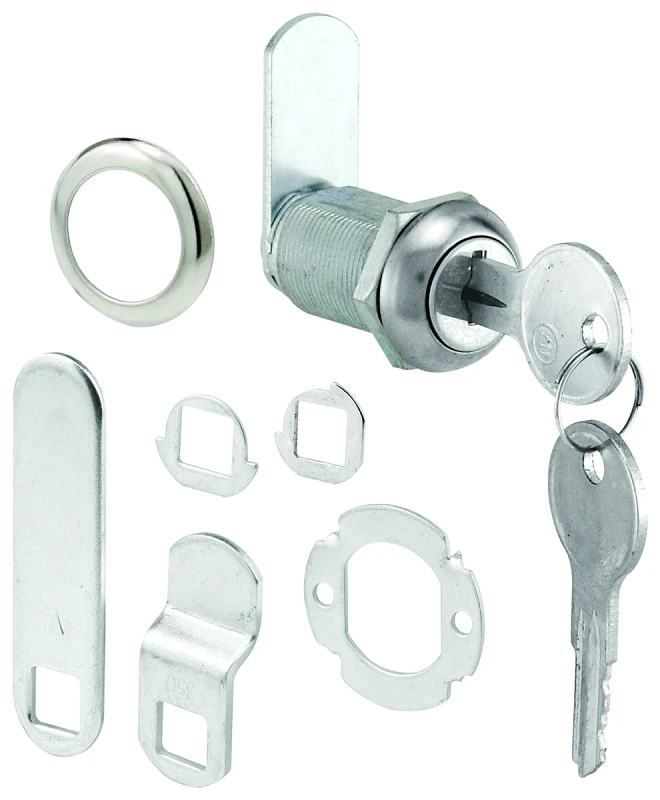 1-1/8 In. Chrome Finish Drawer/ Cabinet Lock