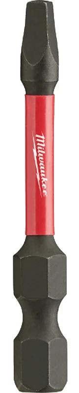 Shockwave #2 Square Recess 2 In. Power Impact Screwdriver Bit, 25-pack