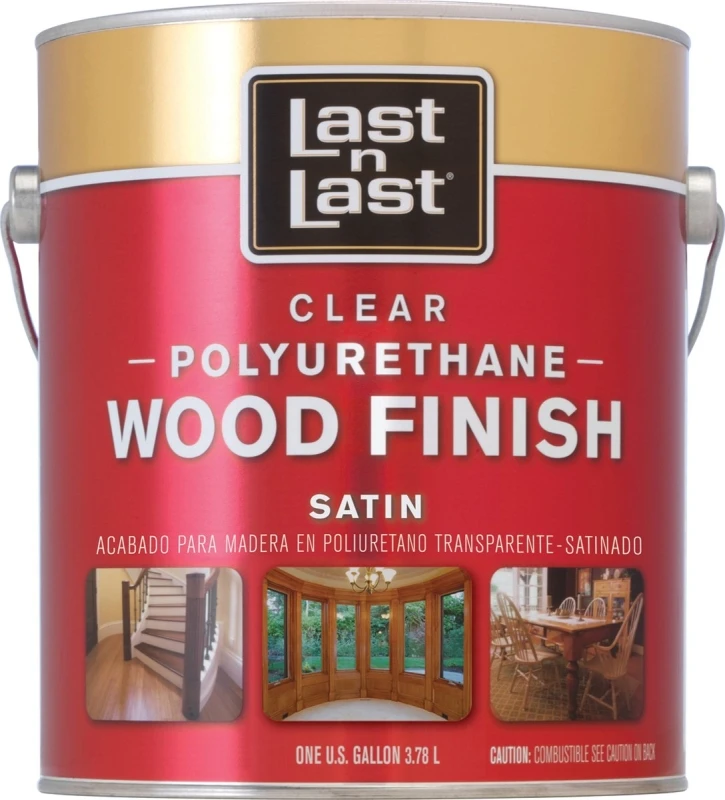 Polyurethane Wood Finish, Satin, 1-Gallon