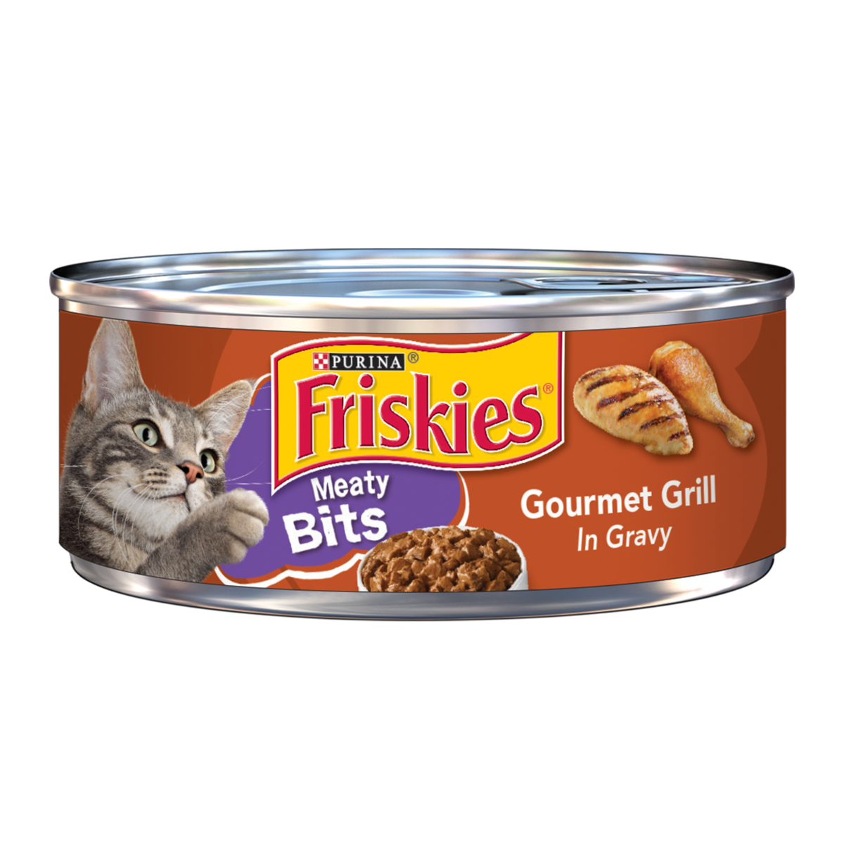 Cat Food, Meaty Bits Gourmet, 5.5 oz. Can