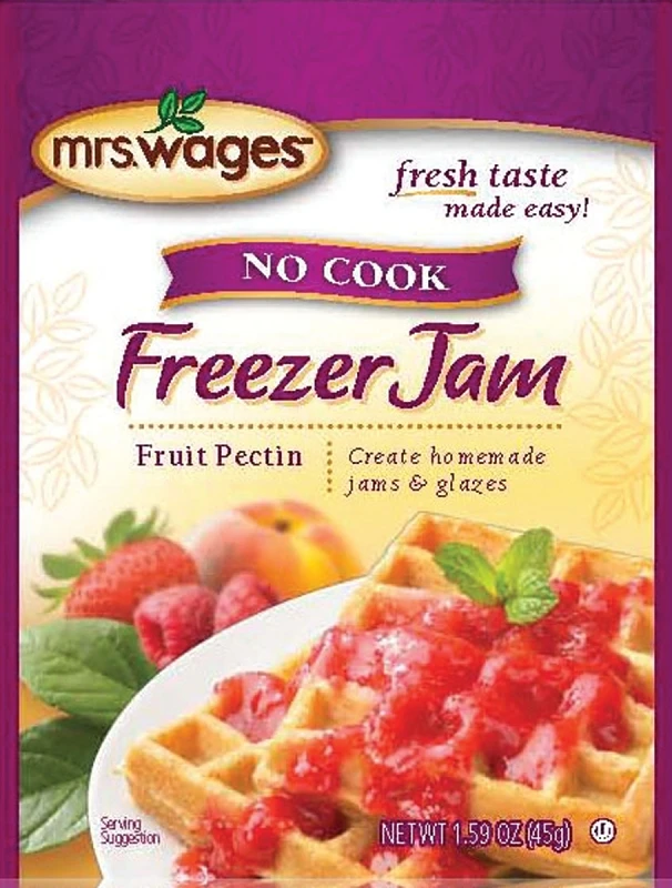 Mrs. Wages W599-H3425 No-Cook Freezer Jam Fruit Pectin, 1.59 oz Pouch