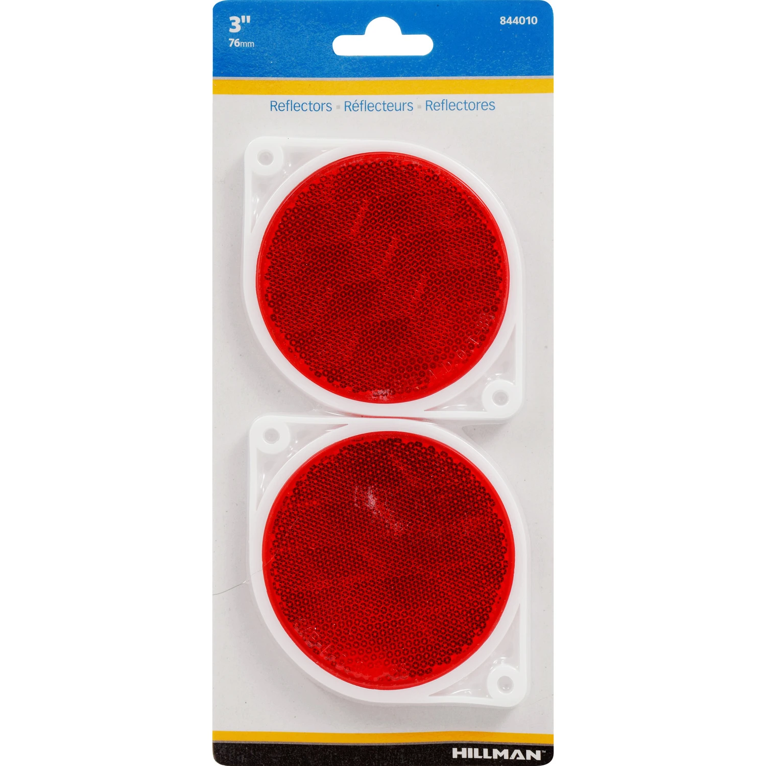 Hillman 7.2-in Red Driveway Reflector