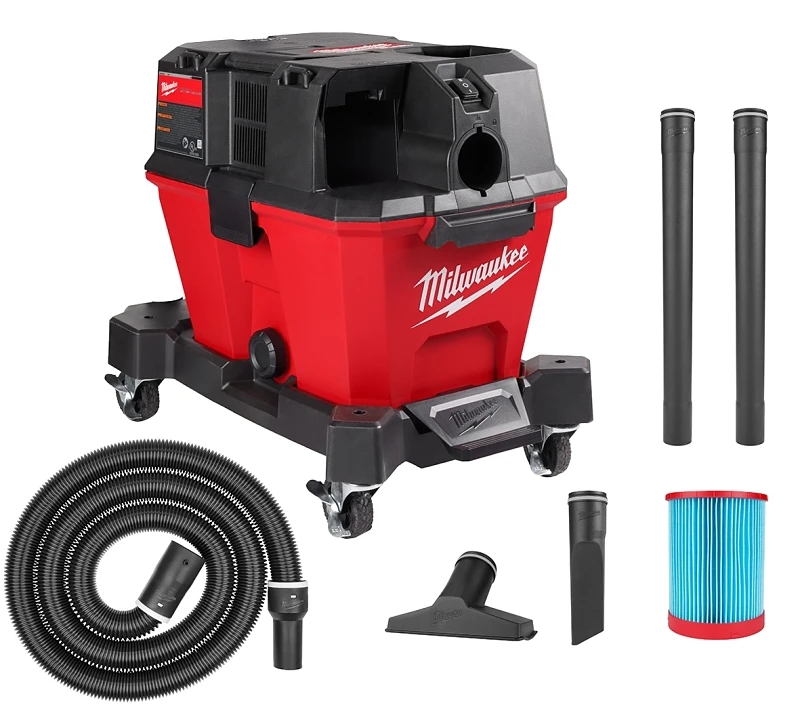 Milwaukee M18 Fuel 0910-20 Cordless Wet/Dry Vacuum, 6 Gallon, 18V