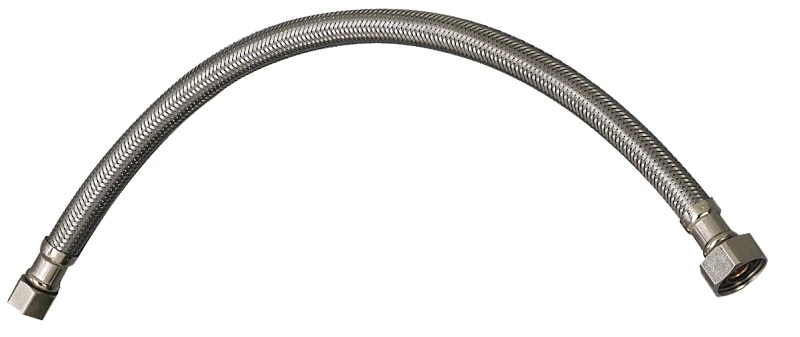 3/8 In. Compression X 1/2 In. Fip 16 In. Stainless Steel Faucet Supply Line