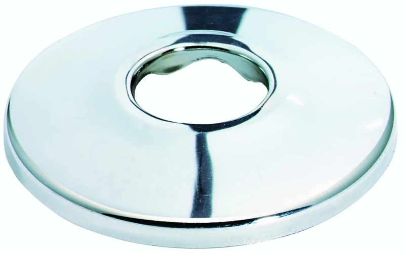 Metal Shallow Flange 1/2 In Ips, Chrome Plated Brass