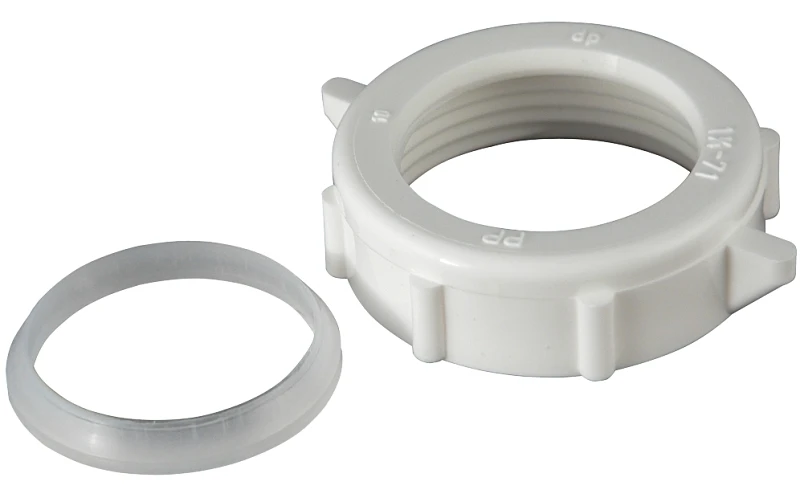 Pp956 1-1/4 In. Pvc Slip Joint Nut With Washers, Pack Of 5