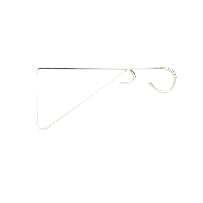 Gb0343l 9-inch Brass Hanging Plant Bracket For Wall Mounting