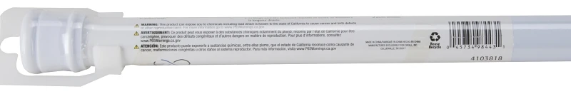 Adjustable Shower Curtain Rod, 36-63 Inches, White, Model Sd-sr36-w3l