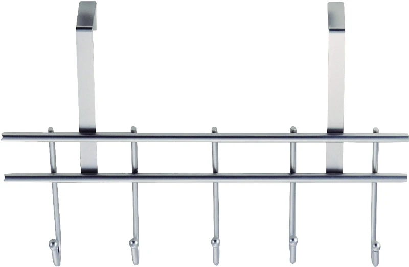 Chrome 5-hook Garment Door Hanger, Model Hk07-ch By Simple Spaces