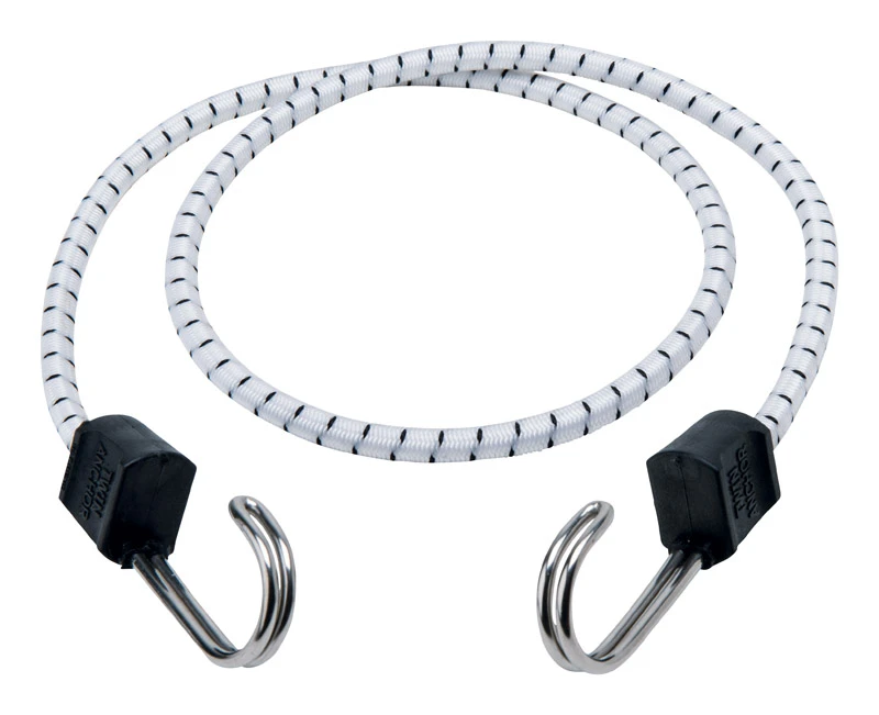 Marine Twin Anchor Bungee Cord 40 In. L X 0.315 In. 1 Pk - Multicolored