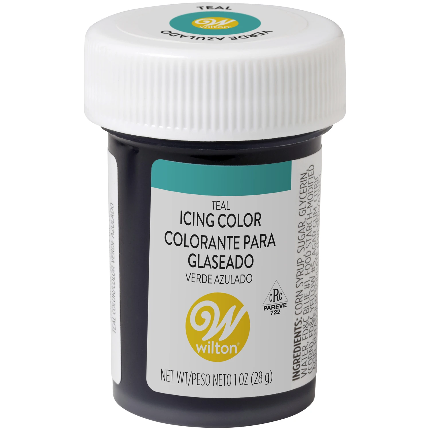 Teal Icing Color 1 Ounce Gel-based Food Coloring