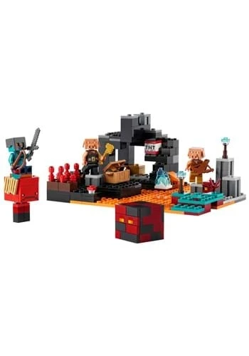 Minecraft The Nether Bastion 21185 Building Set - 300 Pieces