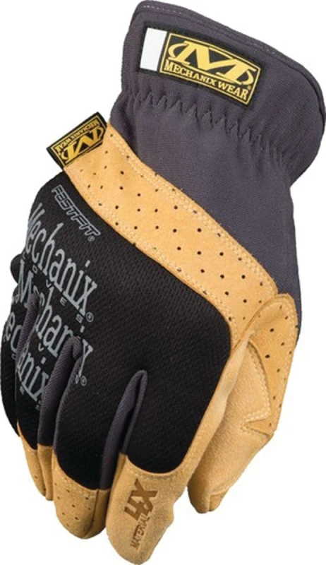 Material4x Fastfit Gloves, Large Size, Brown And Black