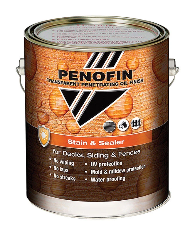 Semi-transparent Natural Cedar Oil-based Stain & Sealer 1 Gal, 4 Pk