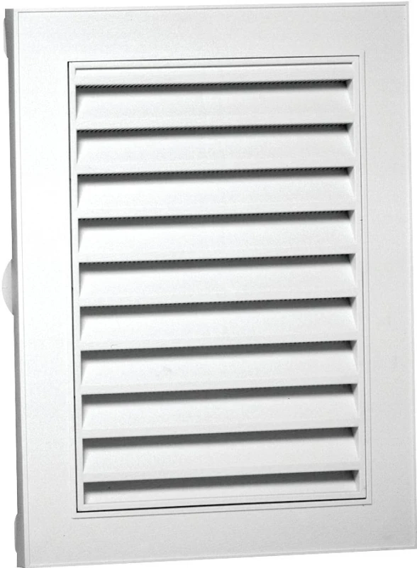 626075-00 12-inch X 18-inch White Rectangle Gable Vent With Screen