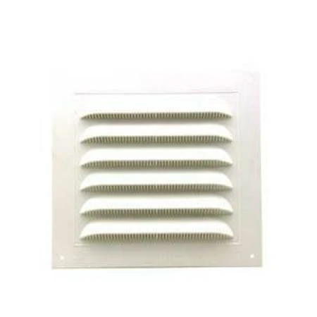 621218 12-inch X 18-inch Rectangular Standard Gable Vent - White Polypropylene