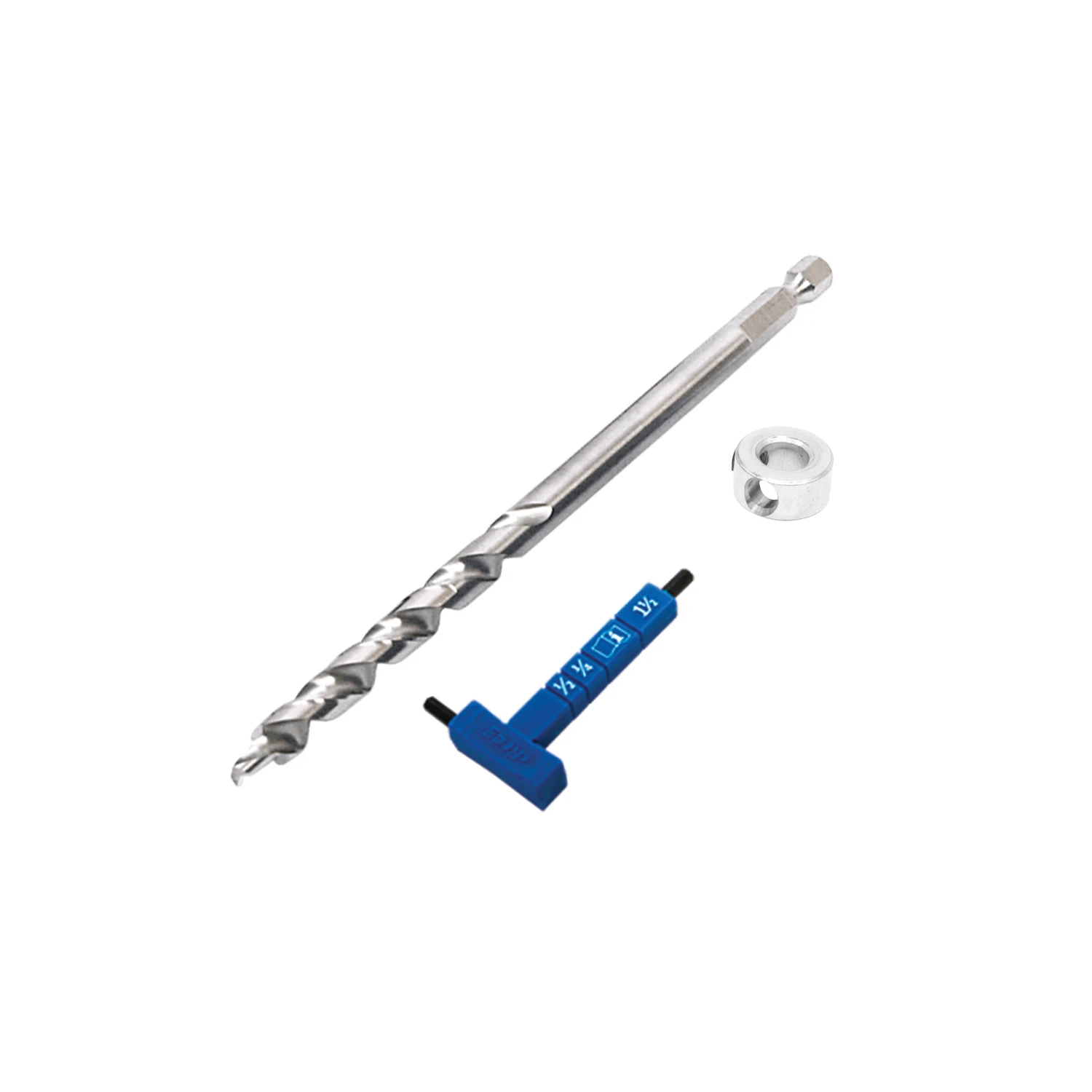 High Speed Steel Micro-pocket Adjustable Drill Stop Set 3 Piece Kpha540