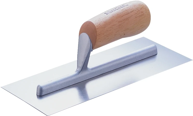 16216 16 In L X 4 In W Cement Trowel With Ergonomic Wood Handle
