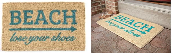 Lose Your Shoes Handwoven Coconut Fiber Doormat 18 In. X 30 In.