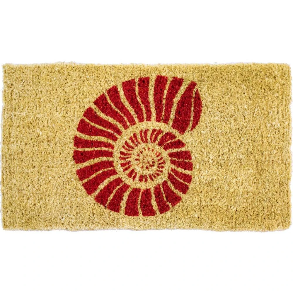 Nautilus 18 In. X 30 In. Hand Woven Coconut Fiber Door Mat