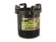T1027 Rotating Rigid Sewer Pipe Adapter With 3 In. Male Thread And Bayonet Hooks