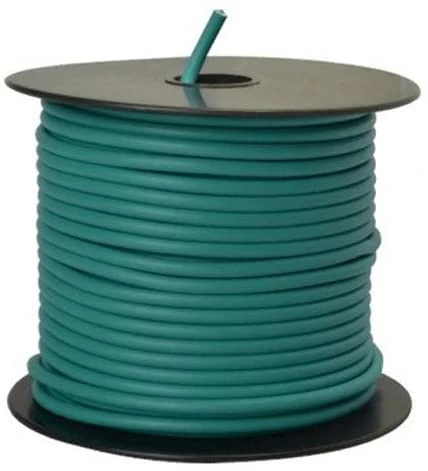 12-100-15 12 Gauge Green Primary Wire 100 Foot Spool