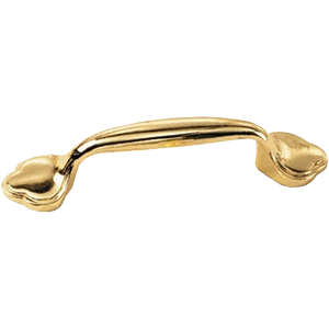 Laurey Classic Traditions Arch Cabinet Pull 3 in. Polished Brass 1 pk