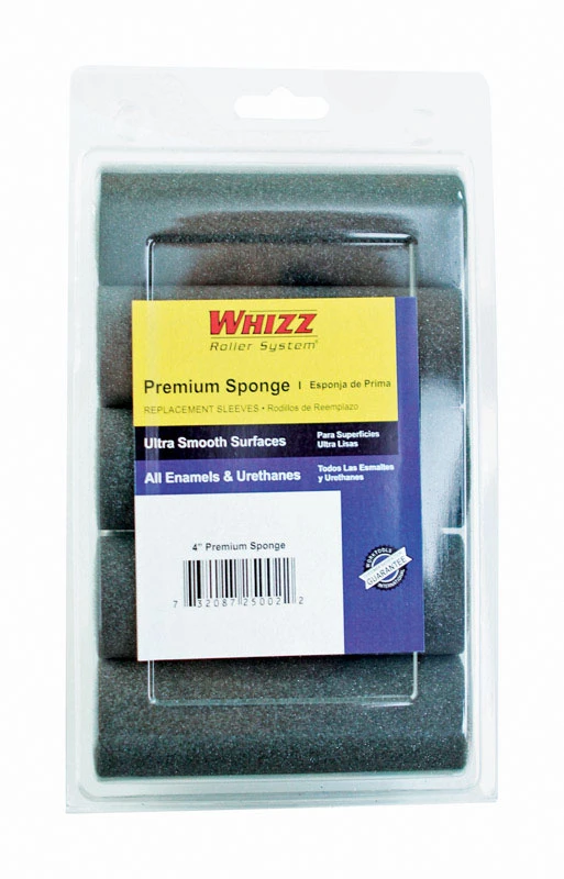 25002 Premium Black Foam Mini Paint Roller Cover 4 In. X 1/2 In. 10 Pk