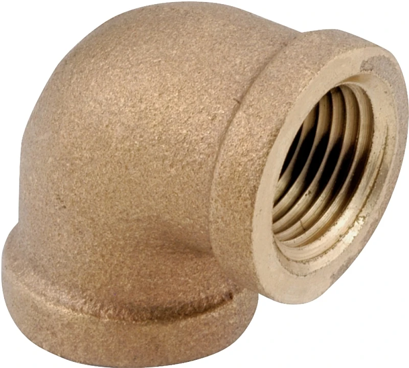 738100-24 1-1/2 Inch Brass 90 Degree Threaded Elbow Fitting