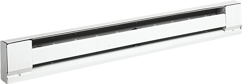 H2912-060s 5ft Baseboard Electric Heater - 1250w Stainless Steel Ivory