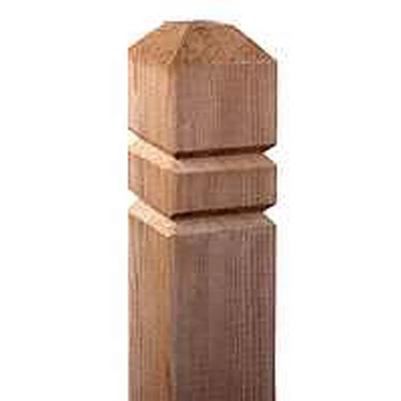 106049 Double V-groove Deck Post, 4 X 4 X 48 Inches