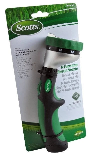 Shdns105 9-function Turret Water Nozzle For Versatile Watering