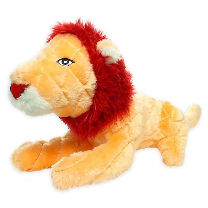 Safari Lion Dog Toy - Durable Plush For All Dog Sizes, Machine Washable