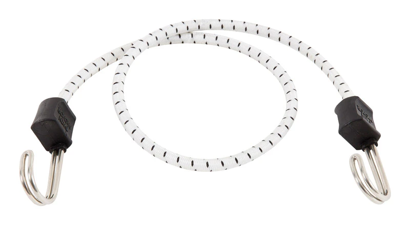 32 In. Black/white Bungee Cord 0.315 In. Thick, Model 06276z, 1 Pk